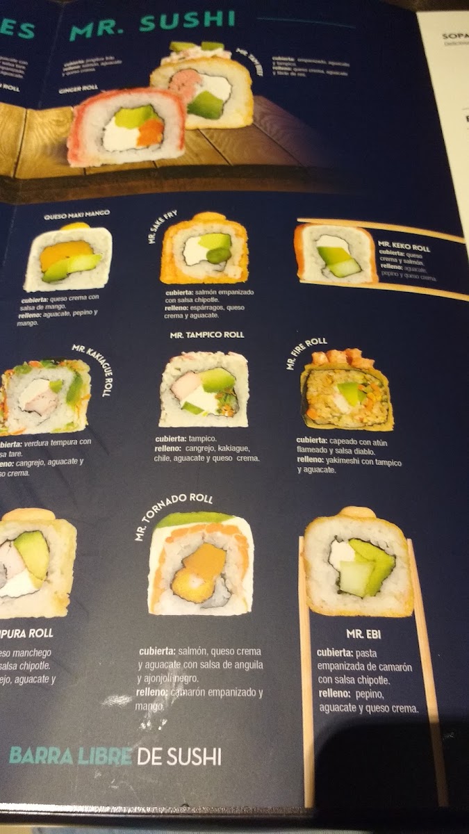 Mr. Sushi Cañada Menu - Image 4