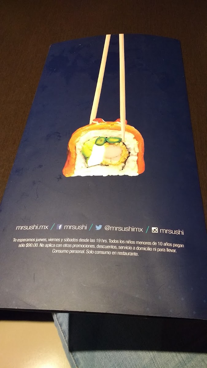 Mr. Sushi Cañada Menu - Image 6